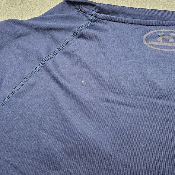 Under Armour Superman Compression Shirt Mens 3XL Navy Blue USA Flag - Picture 10 of 12